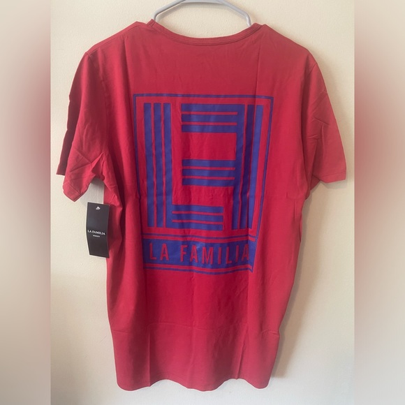 La familia SZ LG Red mens tee - Picture 4 of 11